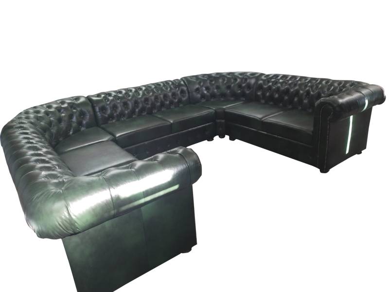 Chesterfield Ecksofa U Form Ledersofa Ecksofas Leder Couch Modern Chesterfield Ecksofa U Form Ledersofa Ecksofas Leder Couch Modern von JV Möbel