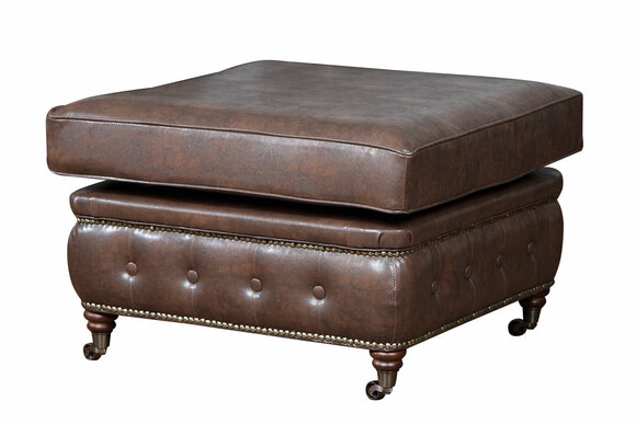 Chesterfield Fußhocker Club Lounge Hocker Leder Textil Ottoman Designer Chesterfield Fußhocker Club Lounge Hocker Leder Textil Ottoman Designer von JV Möbel