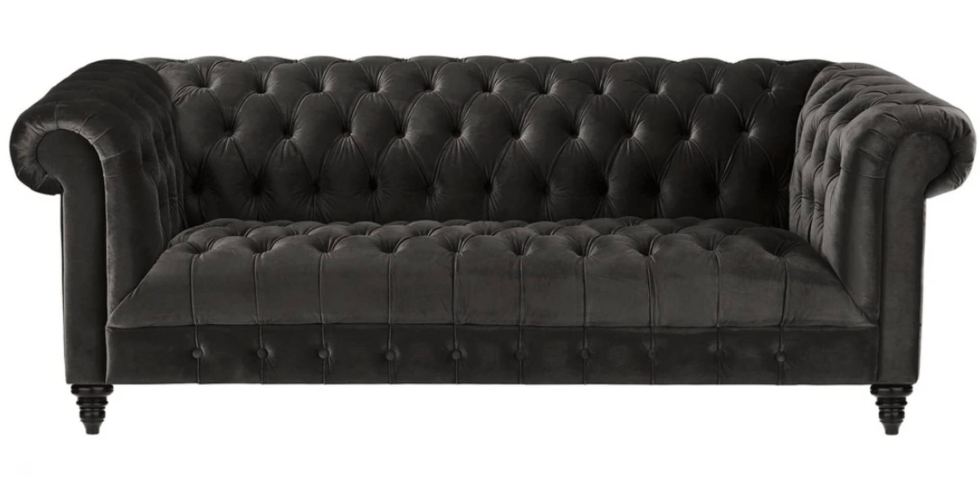 Chesterfield Holzkohle Wohnzimmer Modern Design Couchen Samt Braun Möbel Stoff Chesterfield Holzkohle Wohnzimmer Modern Design Couchen Samt Braun Möbel Stoff von JV Möbel