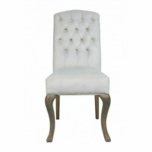 Chesterfield Lehn Stühle Sessel 1 Sitzer Thron Gepolsteter Stuhl Sitz Polster von JV Möbel
