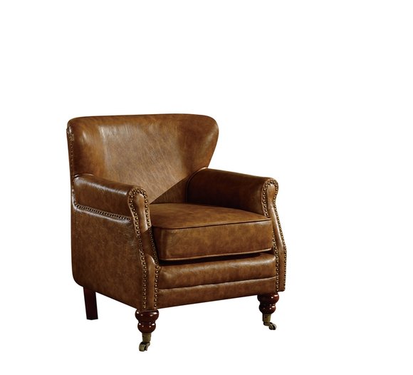 Chesterfield Ohrensessel Braun Leder Sofagarnitur Sessel Couch Chesterfield Ohrensessel Braun Leder Sofagarnitur Sessel Couch von JV Möbel