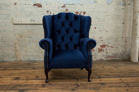 Chesterfield Ohrensessel Sessel 1 Sitzer Polster Couch Sofa Relax Fernseh Neu #1 von JV Möbel