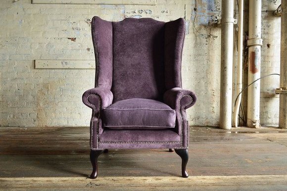 Chesterfield Ohrensessel Sessel 1 Sitzer Sofa Polster Couchen Leder Textil Couch von JV Möbel