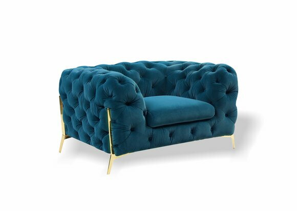 Chesterfield Sessel 1 Sitzer Couch Polster Sofas Couchen Garnitur in Samt Neu Chesterfield Sessel 1 Sitzer Couch Polster Sofas Couchen Garnitur in Samt Neu von JV Möbel