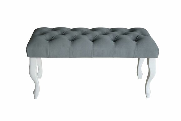 Chesterfield Sitz Polster Bank Polster Sitz Bank Textil Stoff Holz Stil Hocker Chesterfield Sitz Polster Bank Polster Sitz Bank Textil Stoff Holz Stil Hocker von JV Möbel