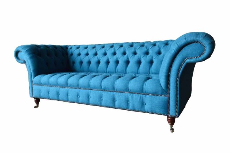 Chesterfield Sofa Couch Polster Designer 3 Sitzer Sofas Neu Dreisitzer von JV Möbel