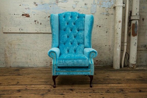 Chesterfield Sofa Sessel Couch Polster 1 Sitzer Textil Leder Ohrensessel Polster Chesterfield Sofa Sessel Couch Polster 1 Sitzer Textil Leder Ohrensessel Polster von JV Möbel