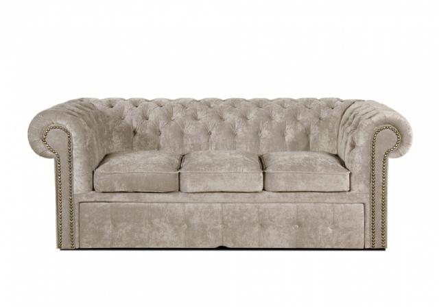 Chesterfield Textil Sofa Couch Ledersofa Bettfuntion Sofagarnitur Schlafsofa NEU von JV Möbel