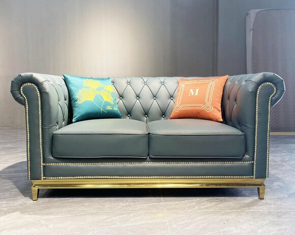 Chesterfield Zweisitzer Couch Design Möbel Einrichtung Klassische Sofas von JV Moebel