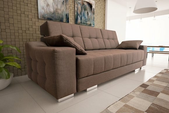 Couch Schlafsofa Sofa Couchen Polster Multifunktion 3 Sitzer Bettfunktion von JV Möbel