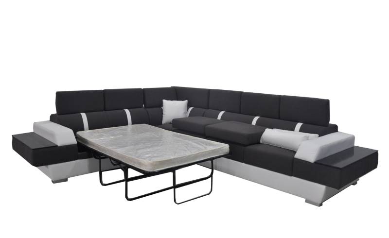 Couchgarnitur Modernes Sofa Ecke Sitzecke Leder Couch Polster Wohnlandschaft USB Couchgarnitur Modernes Sofa Ecke Sitzecke Leder Couch Polster Wohnlandschaft USB von JV Möbel
