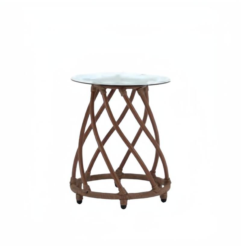 Couchtisch Braun Beistelltisch Designer Couchtisch Terrasse Luxus Rattan Möbel von JV Möbel