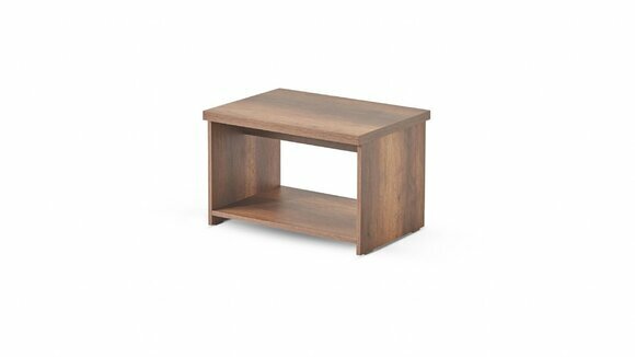 Couchtisch Braun Einfarbig Modern Rechteckig Form Arbeitszimmer Regal von JV Moebel