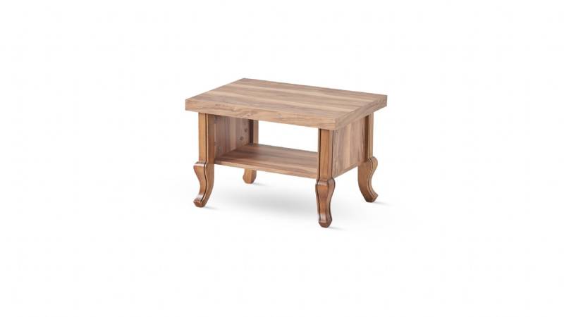 Couchtisch Braun Einlegeboden Regal Rechteckig Klassisch Holz Wohnzimmer von JV Möbel