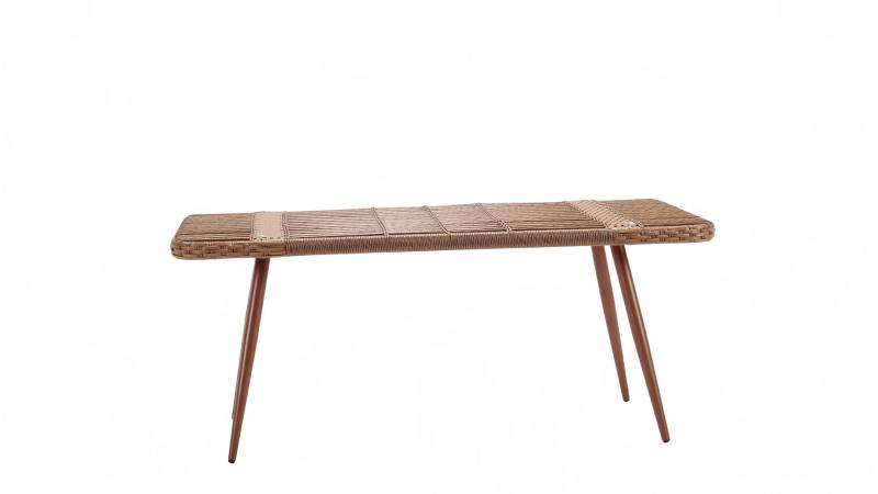 Couchtisch Braun Luxus Moderner Design stilvoll Rattan Kaffeetisch Hochwertig von JV Möbel