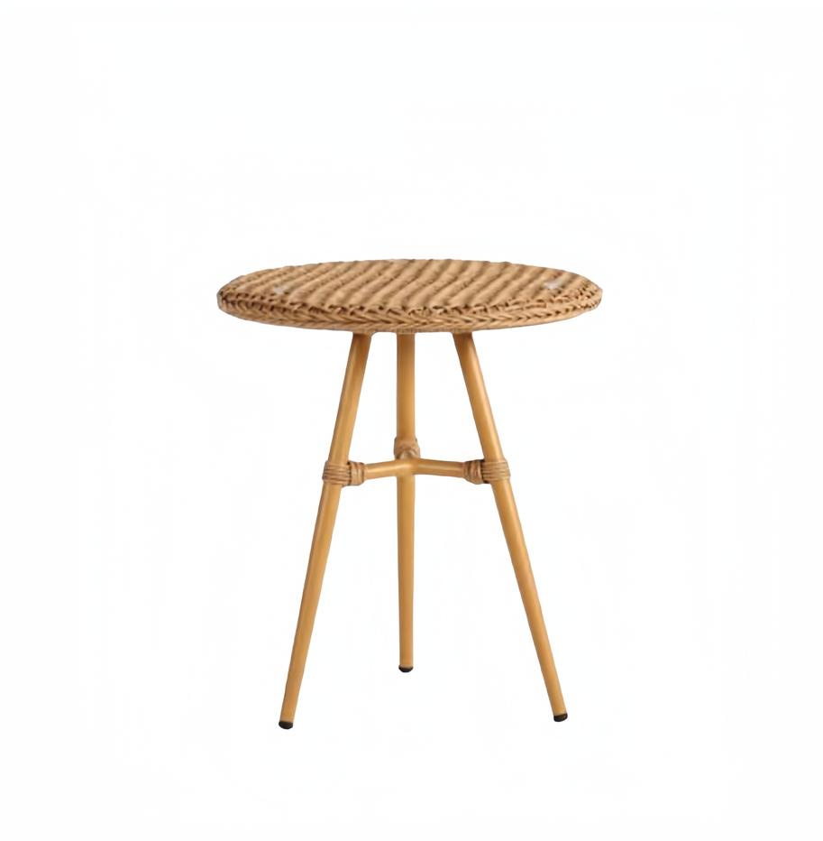 Couchtisch Braun Luxus Möbel Patio Design Rattan Rund Modern Hochwertig Möbel von JV Möbel