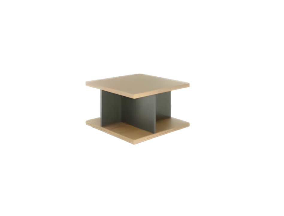 Couchtisch Chef Exclusive CEO Modern Design Bequemlichkeit Helles Holz Einfarbig von JV Möbel