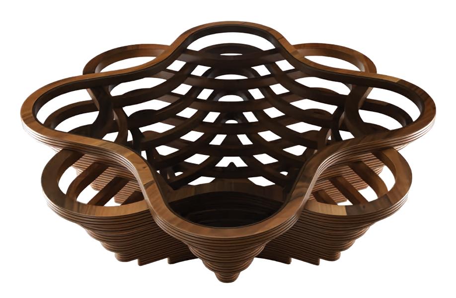 Couchtisch Kaffeetisch Holz Wohnzimmer Braun Rund Modern Freistehend Couchtisch Kaffeetisch Holz Wohnzimmer Braun Rund Modern Freistehend von JV Möbel