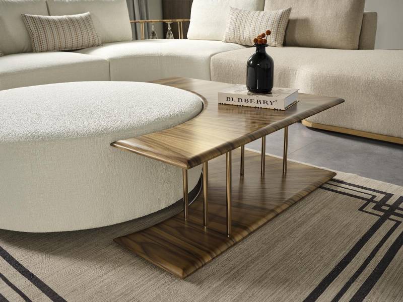 Couchtisch Möbel Luxus Holz Modern Neu Wohnzimmer Design Neu braun von JV Möbel