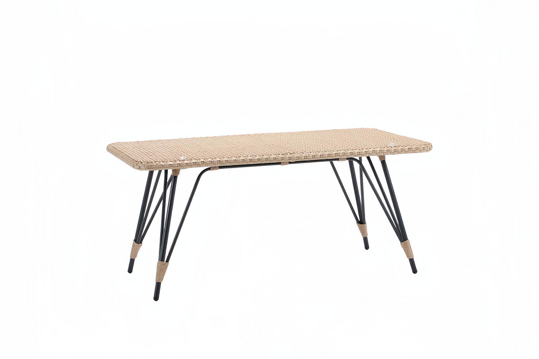 Couchtisch Terrasse Design Tische Möbel Tisch Luxus Beistelltisch Rattan Modern von JV Möbel