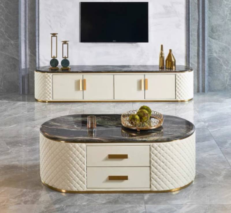 Couchtisch Wohnzimmer Design Möbel Tisch Luxus Beistelltisch Holz Modern1 von JV Möbel