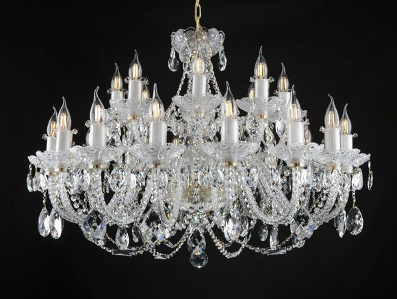 Decken Lampe Hänge Pendel Leuchte Luster Kronleuchter Elite Bohemia von JV Möbel
