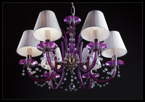Decken Lampe Hänge Pendel Leuchte Strahler Luster Kronleuchter Bohemia von JV Möbel