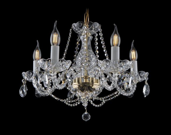 Decken Lampe Hänge Pendel Leuchte Strahler Luster Kronleuchter Bohemia von JV Möbel