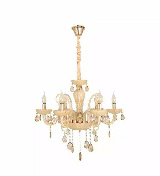 Deckenlampe Moderne Wohnzimmer mit luxuriösem Glasglanz Lampe Leuchte von JV Moebel