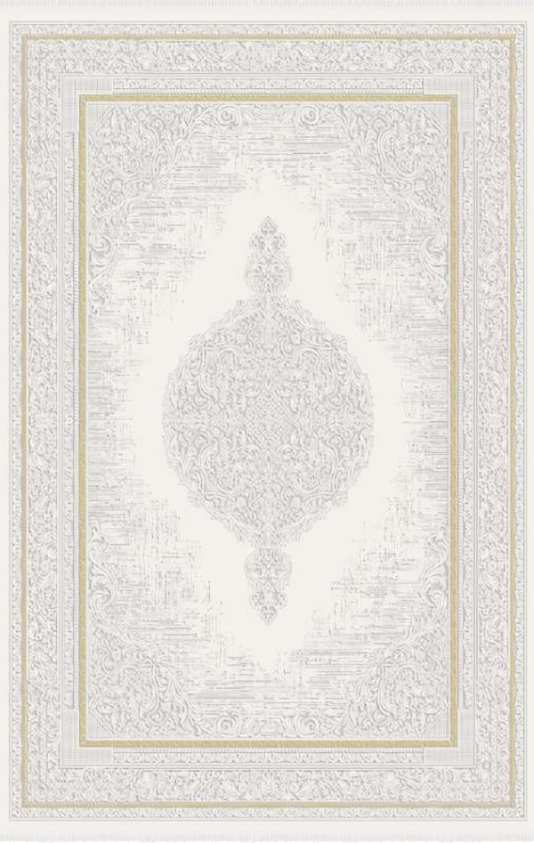 Design Abstrakt Teppiche Teppich Schlafzimmer 160x230 Luxus Art-Deco-Stil Gelb von JV Möbel