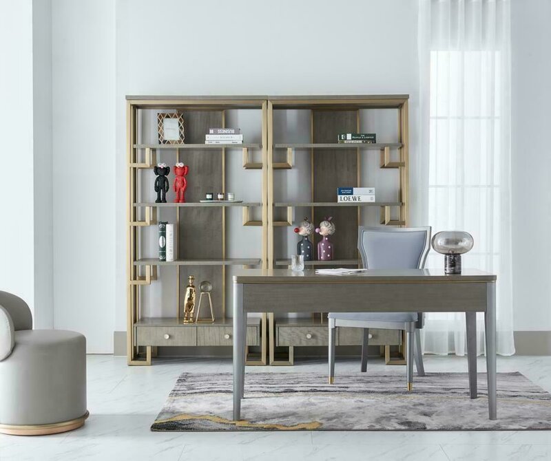 Design Büro Einrichtung Dubai Luxus Stil Möbel Schreibtisch Vitrine Sthl 4tlg. Design Büro Einrichtung Dubai Luxus Stil Möbel Schreibtisch Vitrine Sthl 4tlg. von JV Möbel