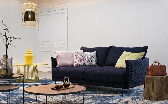 Design Dreisitzer Möbel 3 Sitzer Sofa Couch Polster Lounge Club Couchen Sofas von JV Moebel