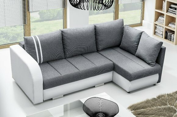 Design Ecksofa Couch Wohnlandschaft Schlafsofa Funktionssofa Eck Polster von JV Möbel