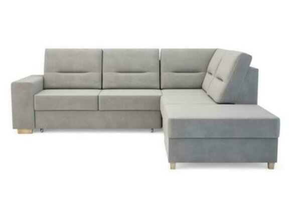 Design Ecksofa L-form Bettfunktion Couch Leder Textil Sofas Eckcouch von JV Möbel