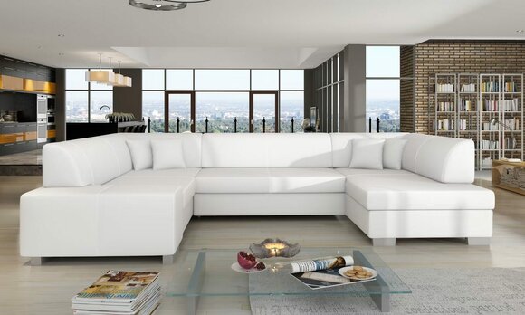 Design Ecksofa Schlafsofa Bettfunktion Couch Polster Wohnlandschaft Textil Sofas Neu Sofort Design Ecksofa Schlafsofa Bettfunktion Couch Polster Wohnlandschaft Textil Sofas Neu Sofort von JV Möbel