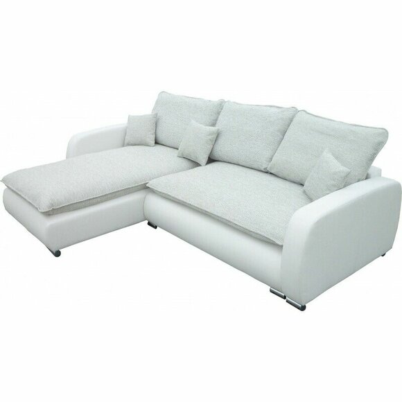 Design Ecksofa Sofa Stoffe Bettfunktion Couch Polster Sitz Eck Sofas Schlafsofa von JV Möbel