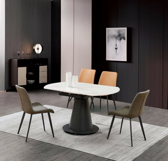Design Esstisch Runder Tisch Esszimmer Wohnzimmer Tische 150x90 von JV Möbel