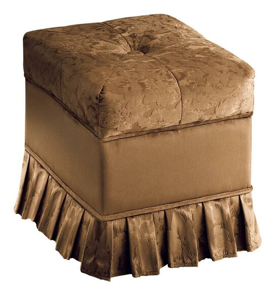 Design Hocker Bank Luxus Pouf Fußhocker Möbel Polster Sitzhocker arredoclassic von JV Möbel
