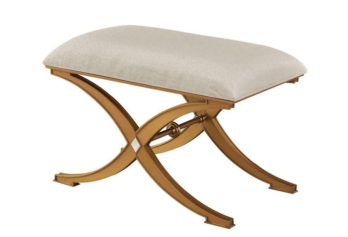 Design Hocker Bank Luxus Pouf Fußhocker Möbel Polsterhocker Sitzhocker von JV Möbel