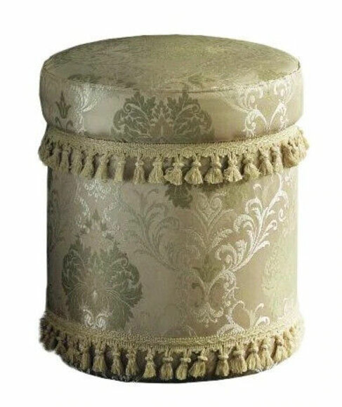 Design Hocker Design Polster Fußhocker Ottomane Sitz Textil Chaise Lounge Pufa von JV Möbel