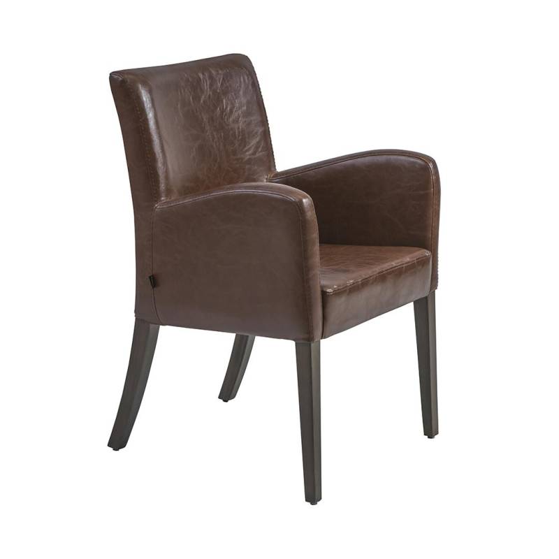 Design Lounge Stuhl Esszimmer Polster Stuhl mit Armlehnen Sessel Neu von JV Möbel