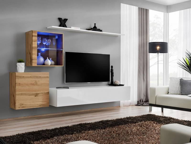 Design Luxus Wohnwand Regal Wand Schrank Vitrine Regale Wohn Zimmer Einrichtung Design Luxus Wohnwand Regal Wand Schrank Vitrine Regale Wohn Zimmer Einrichtung von JV Möbel
