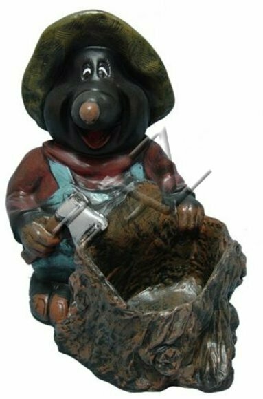 Design Maulwurf Vase Design Skulptur Figur Statue Statuen Figuren Dekoration von JV Möbel