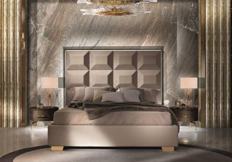 Design Modern Luxus Schlafzimmer Nachttisch Betten Bett 3tlg. Schlafzimmer Set Design Modern Luxus Schlafzimmer Nachttisch Betten Bett 3tlg. Schlafzimmer Set von JV Möbel