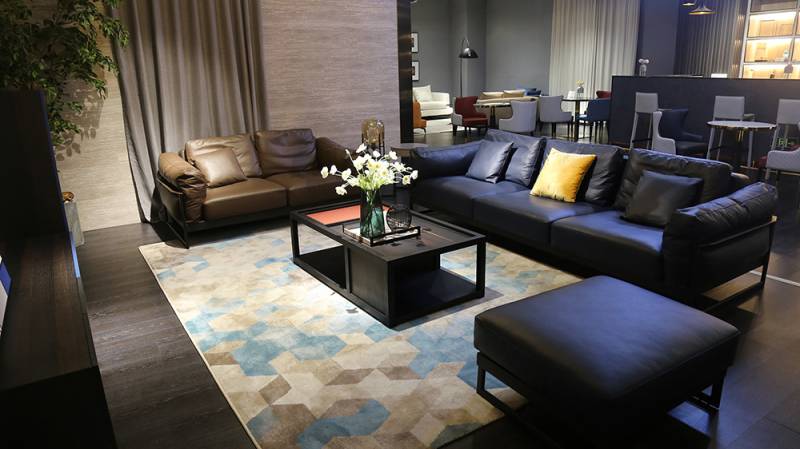Design Möbel Sofa Coch 3 Sitz Polster Sofas Wohnzimmer Couchen Leder Dreisitzer von JV Möbel