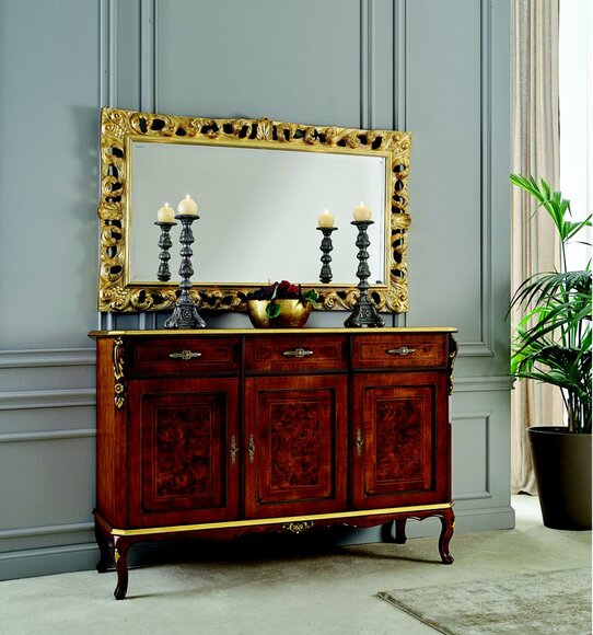 Design Möbel Stil Barock 2tlg Kommode Spiegel Holz Italienischer Stil Designer Design Möbel Stil Barock 2tlg Kommode Spiegel Holz Italienischer Stil Designer von JV Möbel