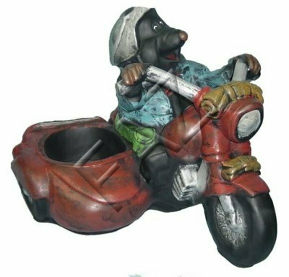 Design Motorrad Vase Design Skulptur Figur Statue Statuen Figuren Dekoration von JV Möbel