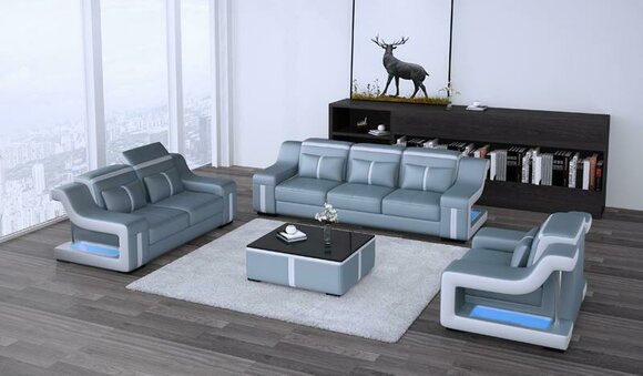 Design Multifunktions Couch Relax Sofa Leder Polster Couchen Dreisitzer 3er Neu Design Multifunktions Couch Relax Sofa Leder Polster Couchen Dreisitzer 3er Neu von JV Möbel