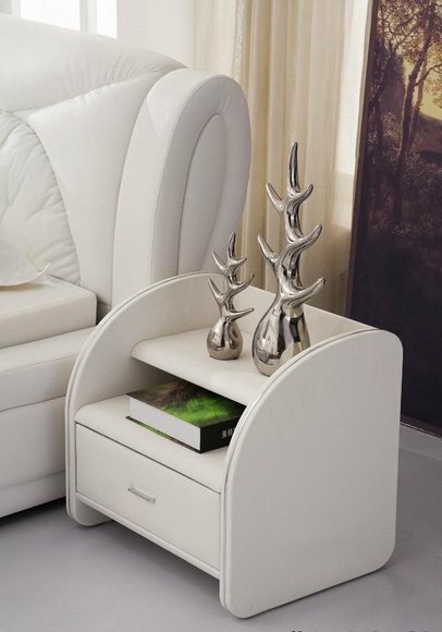 Design Nacht Leder Modern Schlaf Zimmer Beistell Konsole Tische Tisch Design Nacht Leder Modern Schlaf Zimmer Beistell Konsole Tische Tisch von JV Möbel