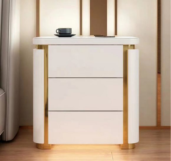 Design Nacht Tisch.Konsole Metall Glanz Tische Konsolen Schlaf Zimmer Design Nacht Tisch.Konsole Metall Glanz Tische Konsolen Schlaf Zimmer von JV Möbel
